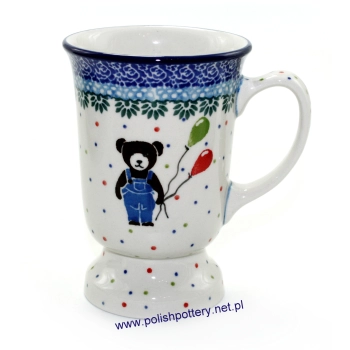 Kubek na stopce 0,28L dek. 3328X Miś